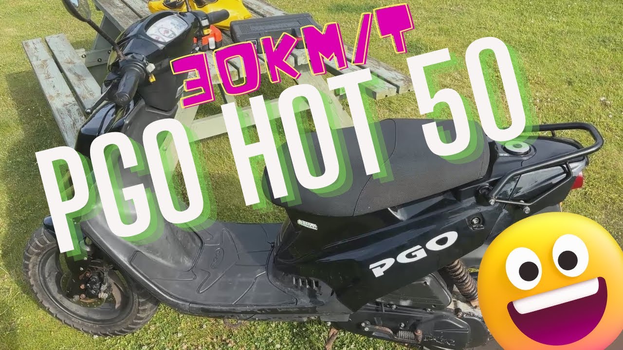 PGO HOT 50 Lovlig igen! Sæt skiven i! Fra 50km/t til 30!