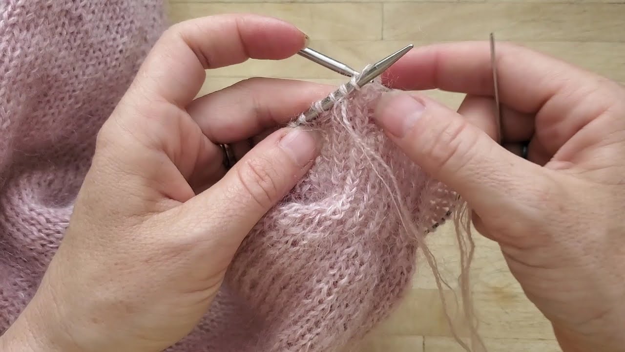 Tutoriel Tricot - Série Chandail de A à Z - Rabattage et finition