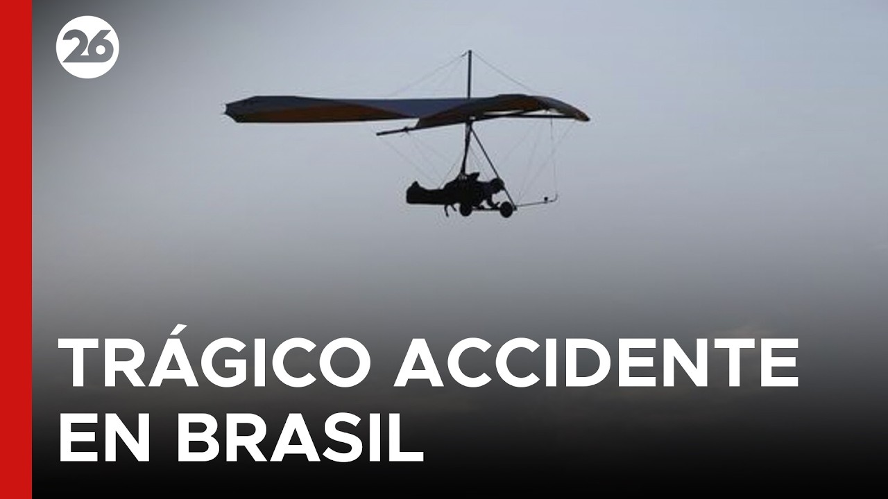 🇧🇷 TRAGEDIA CON ALA DELTA | Turista estadounidense y piloto fallecen en accidente aéreo en Brasil