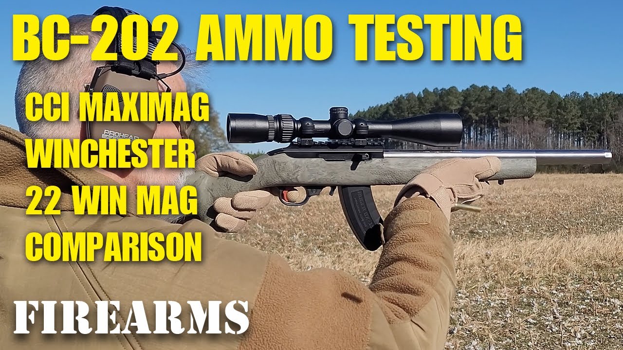 Bear Creek Arsenal BC-202 .22 WMR Rifle with CCI MAXIMAG 40gr and Winchester 22 WIN MAG 40gr