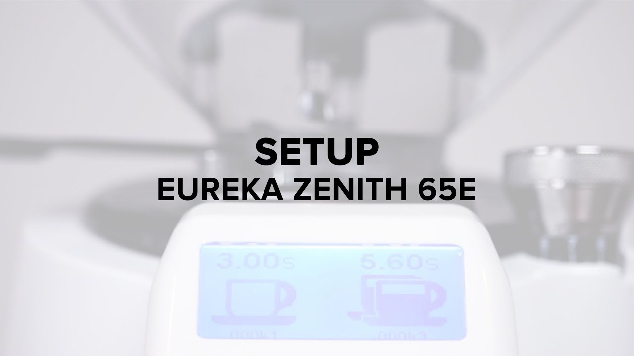 Eureka Zenith 65E Espresso Grinder Setup