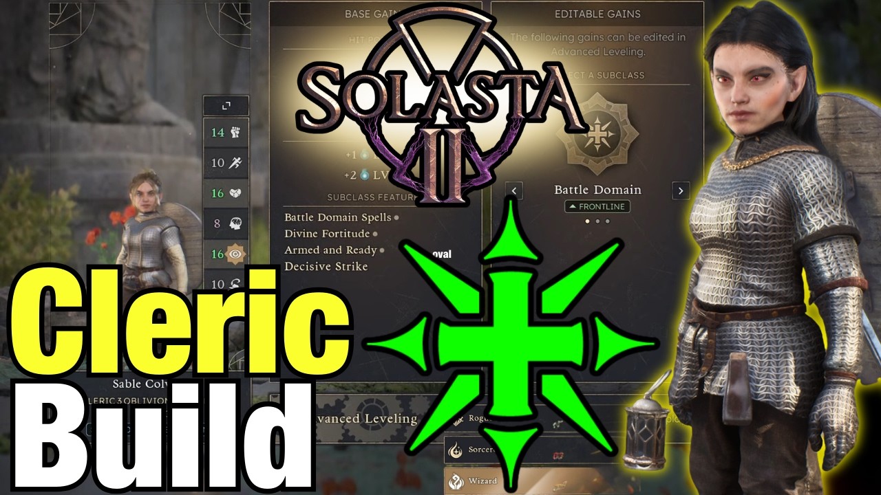 CLERIC Build Guide in Solasta 2 Early Access