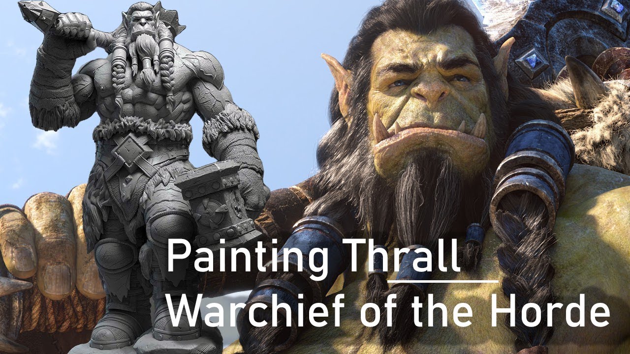 Painting Thrall, Warchief of the Horde