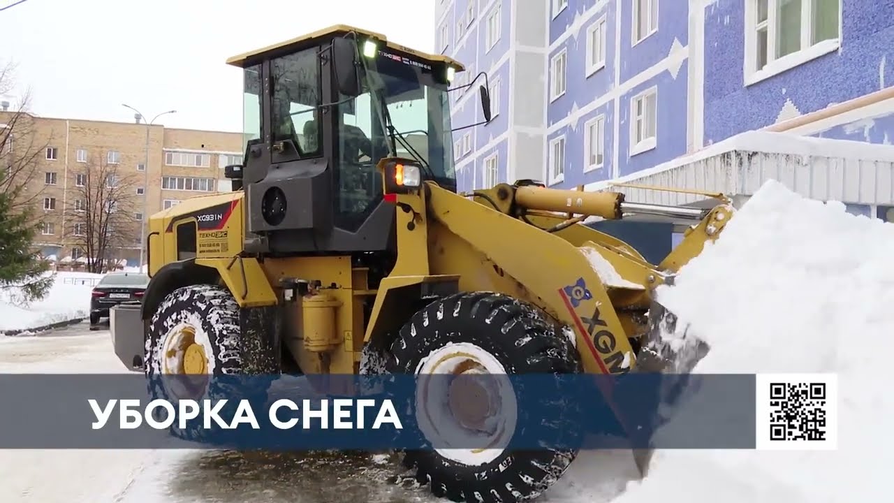 Нижнекамск мобилизовал технику: уборка снега проводится 24 часа в сутки
