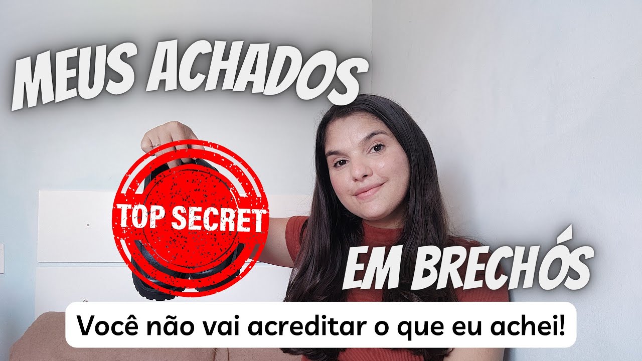 MINHAS COMPRAS DE BRECHÓ / Achados incríveis. 😱🥰