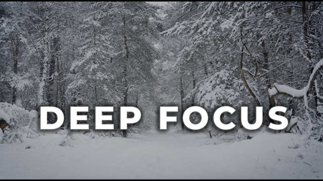 3 Hours of Deep Focus & Relaxation ❄️ Winter Forest | Ambient Music for Study