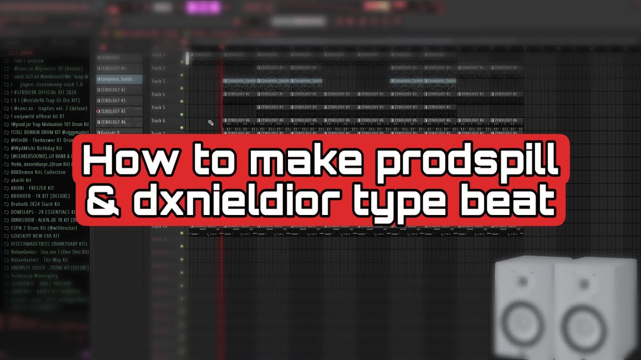 [TUTORIAL] How to make prodspill & dxnieldior type beat @schell 