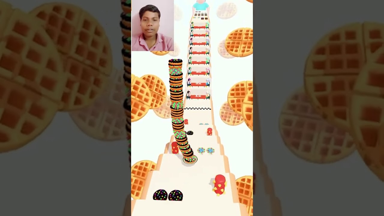 Pancake Rush 3D 🎞👒🧩 IOS Android Gameplay Walkthrough Levels #5 AMZXJH JDG65