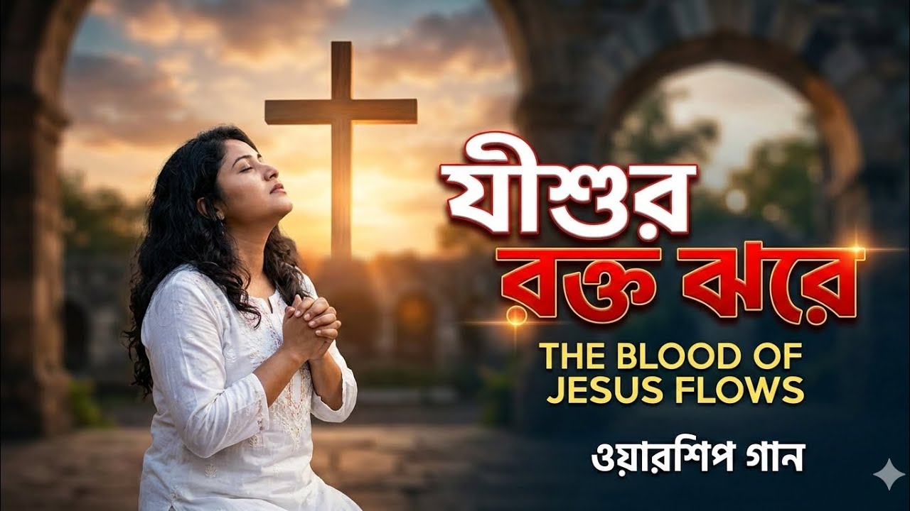 যীশুর রক্ত ঝরে | The Blood Of Jesus Flows | New Bengali Christian Song | Probhur Aradhana 