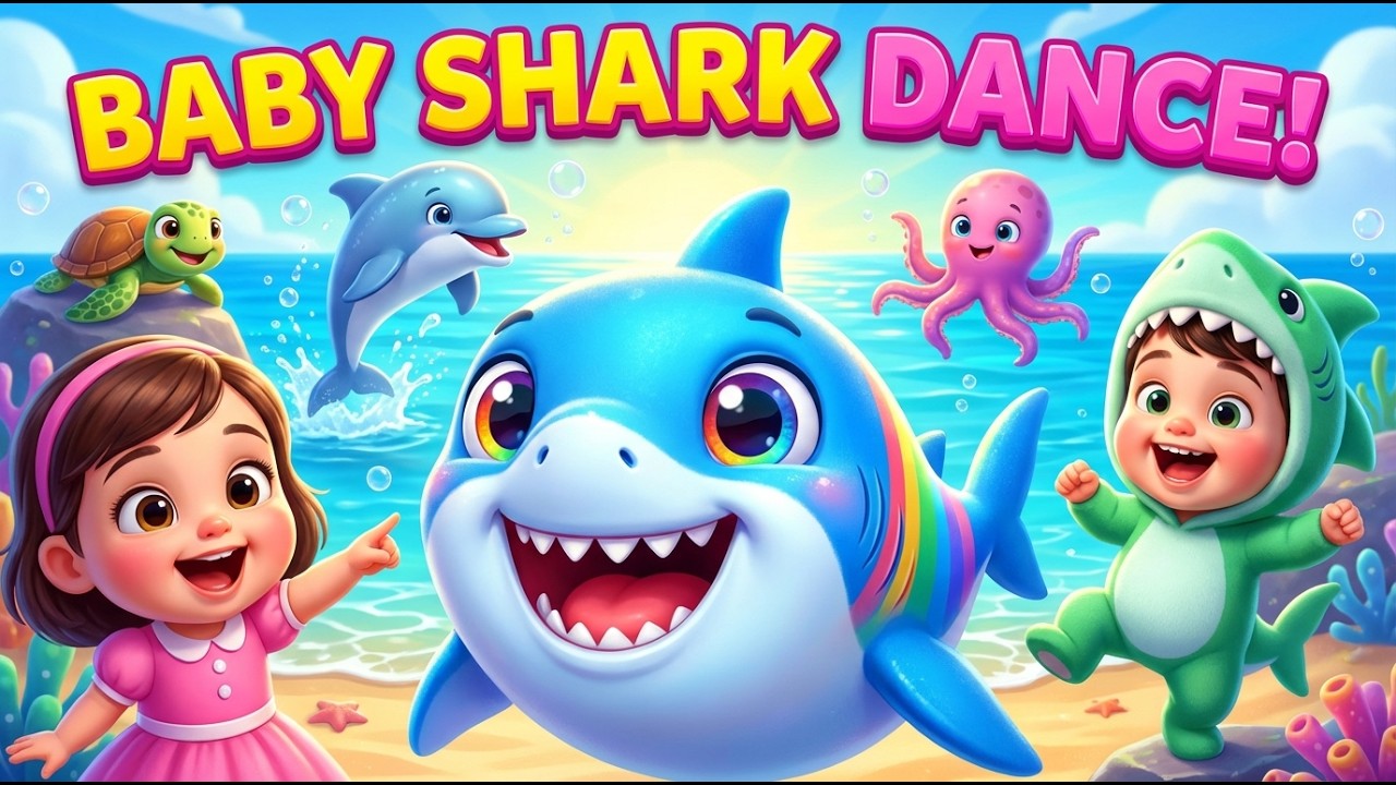Baby Shark Dance 🦈 | Baby Shark & Friends Song for Kids | Underwater Animal Rhymes