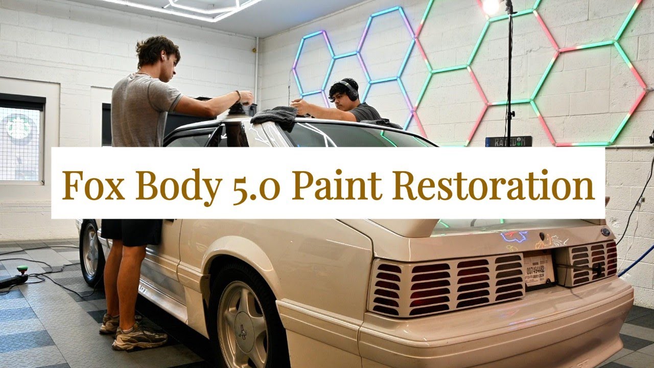 Vintage Mustang Revival: Preserving Tarnished Original Paint