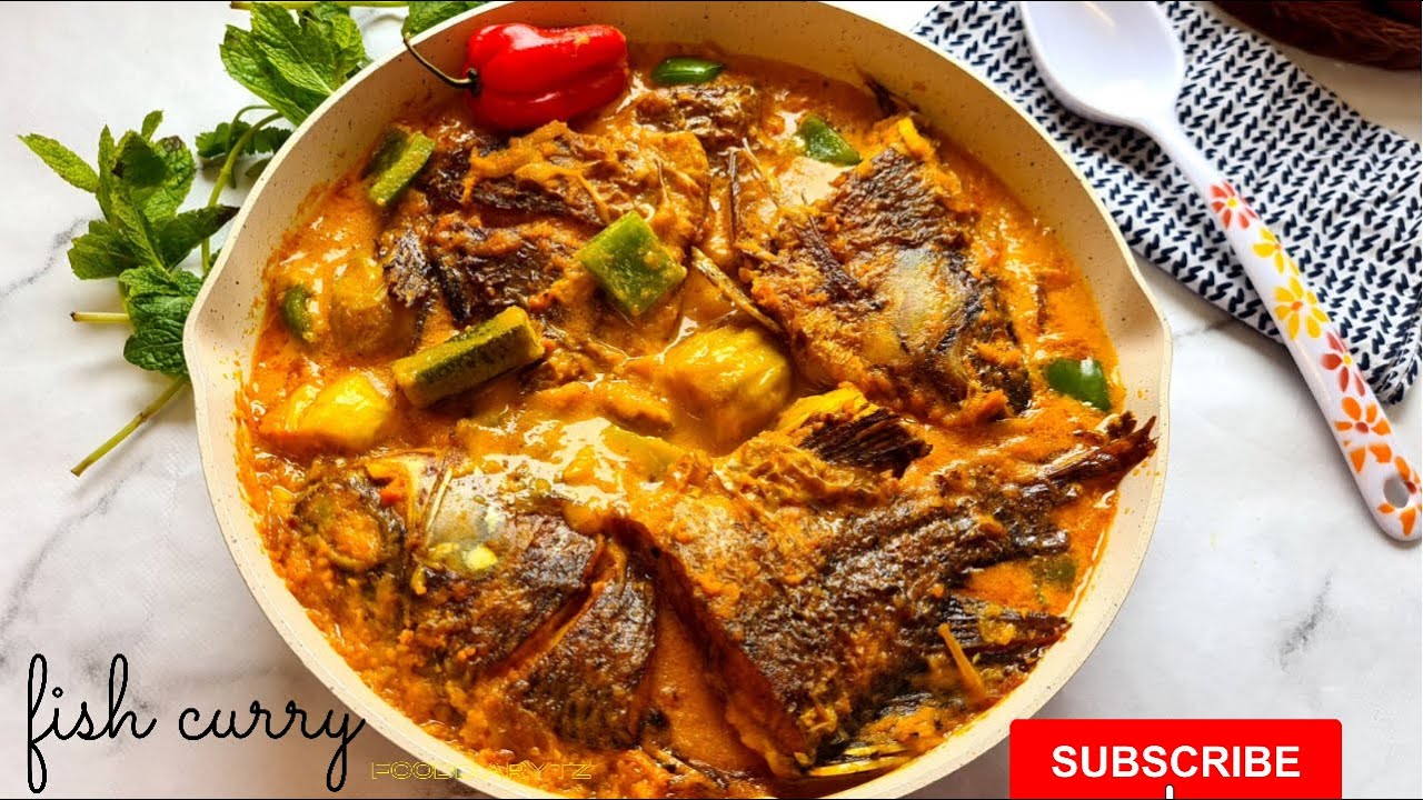 Jinsi ya Kupika Mchuzi Mtamu wa Samaki|Fish Curry with English Subtitles |Kiazi Kimoja Mchuzi Mzito