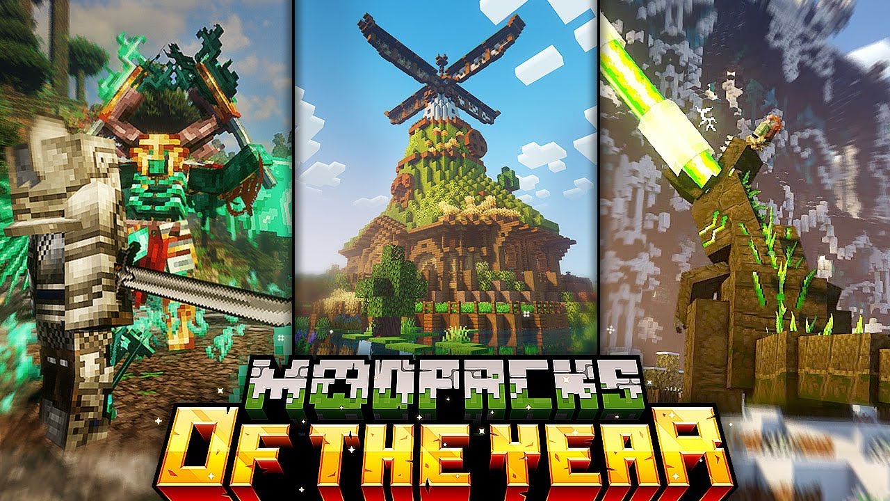 TOP 10 Minecraft ModPacks OF THE YEAR 2024 🥇 | Forge & Fabric