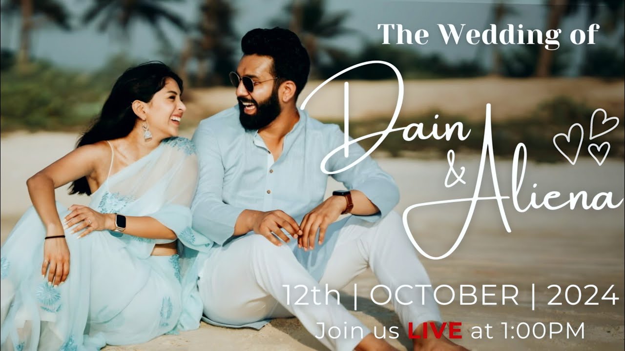 WEDDING | DAIN & ALIENA | 12th OCTOBER 2024 at 1:00PM | OUR LADY OF ROSARY CHURCH | NAVELIM, GOA