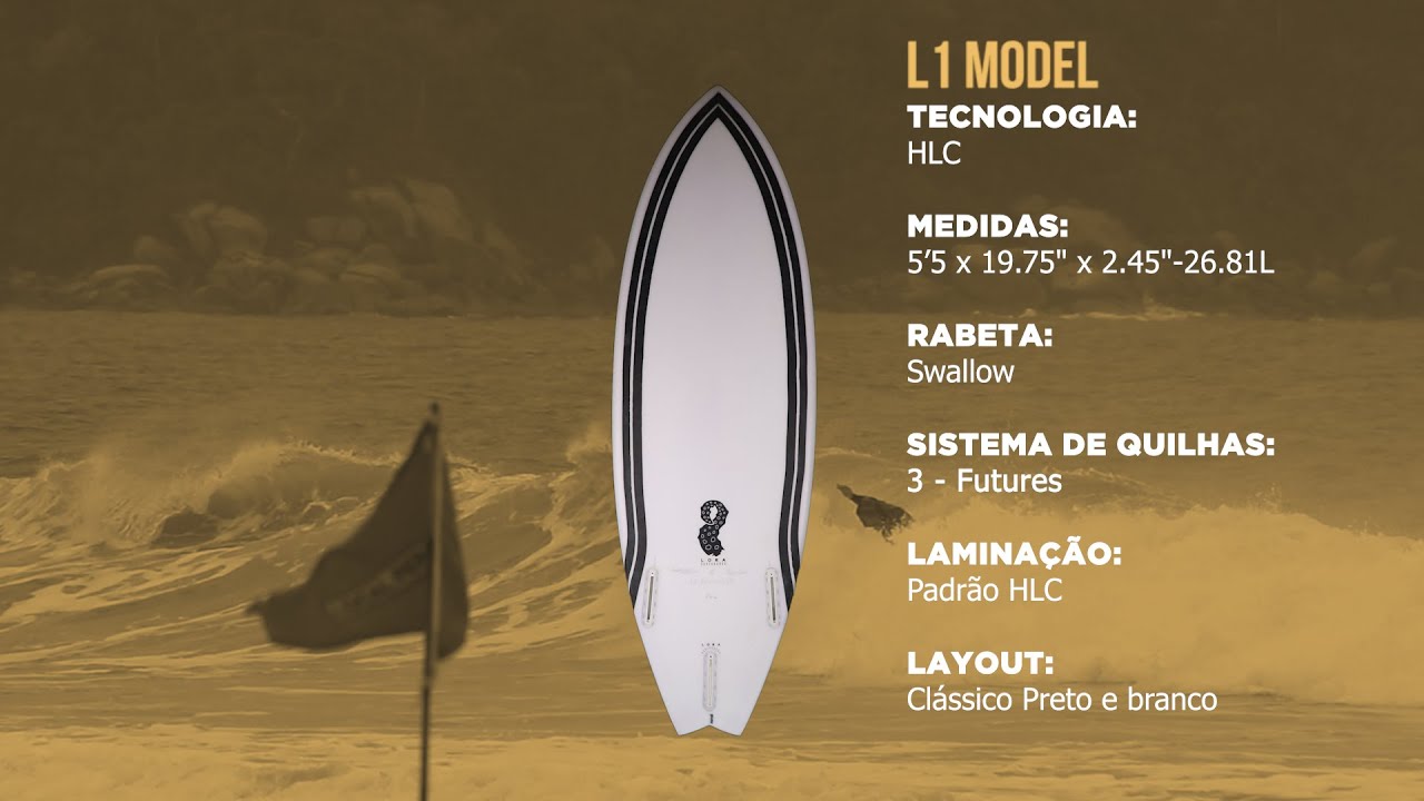 L1 - Prancha de surf performance Lora.