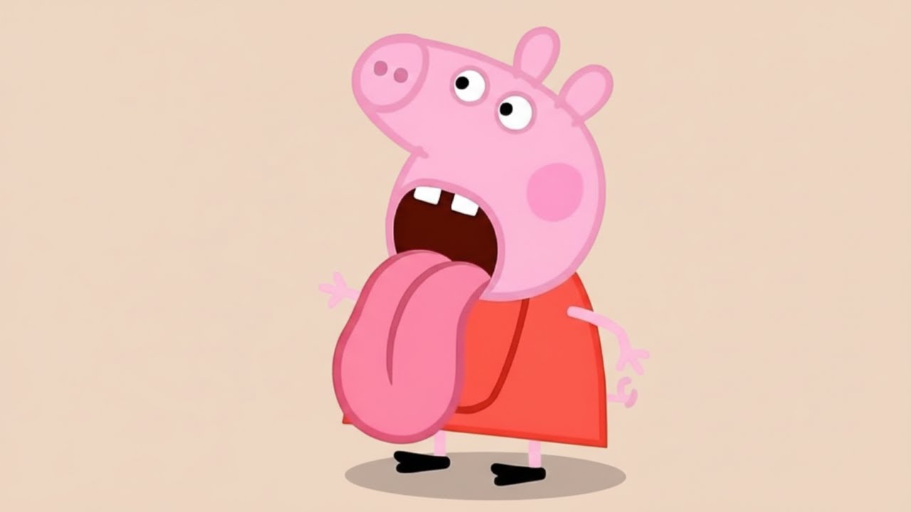 Peppa Pig but it's ruined by AI