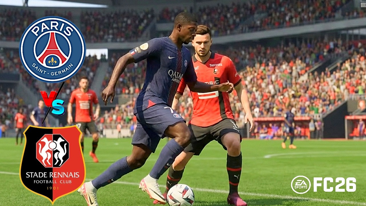 PSG vs Rennes – Ligue 1 FC 26 Gameplay | Full Match Highlights