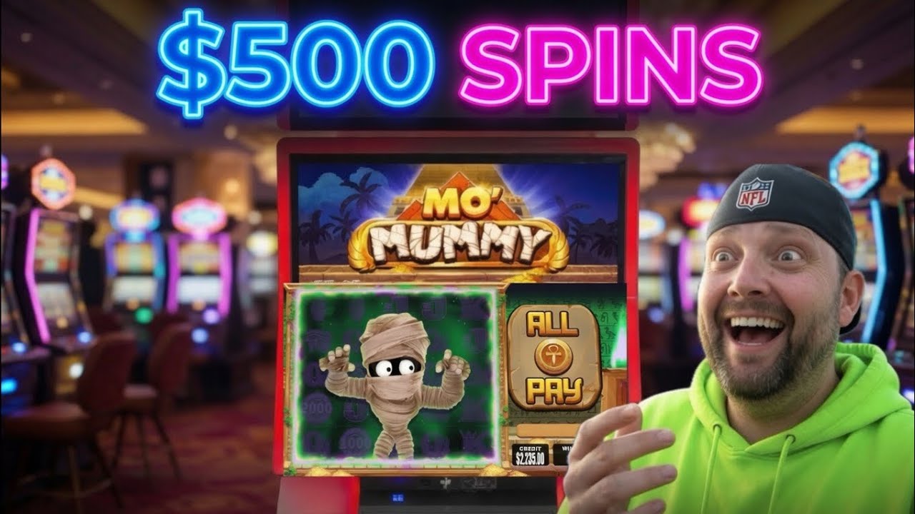 I Hit FULL SCREEN MUMMY BONUS on Mo&rsquo; Mummy High Limit SLOTS