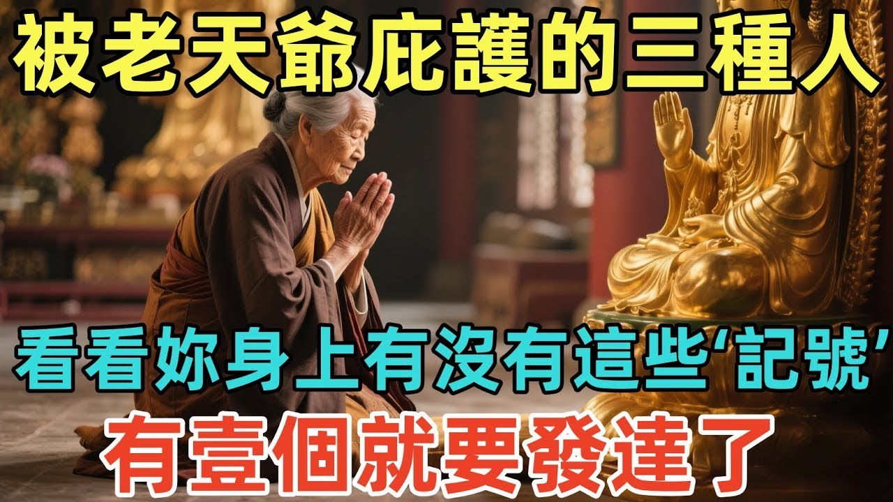 被老天爺暗中庇護的三種人！看看妳身上有沒有這些‘記號’，有壹個就要發達了！