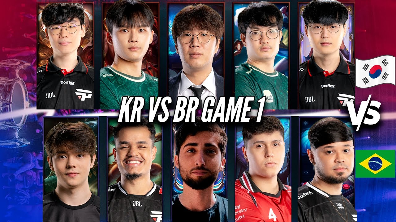 MIX KR vs BR, JOGO 1 - WIZER, WIZ, XERO, ROUTE e KURI vs BOAL, CACA, JEAN MAGO, BRANCE e TITAN