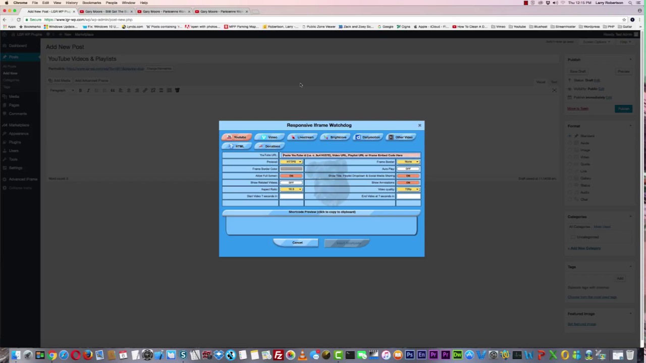 responsive iframe watchdog youtube embed