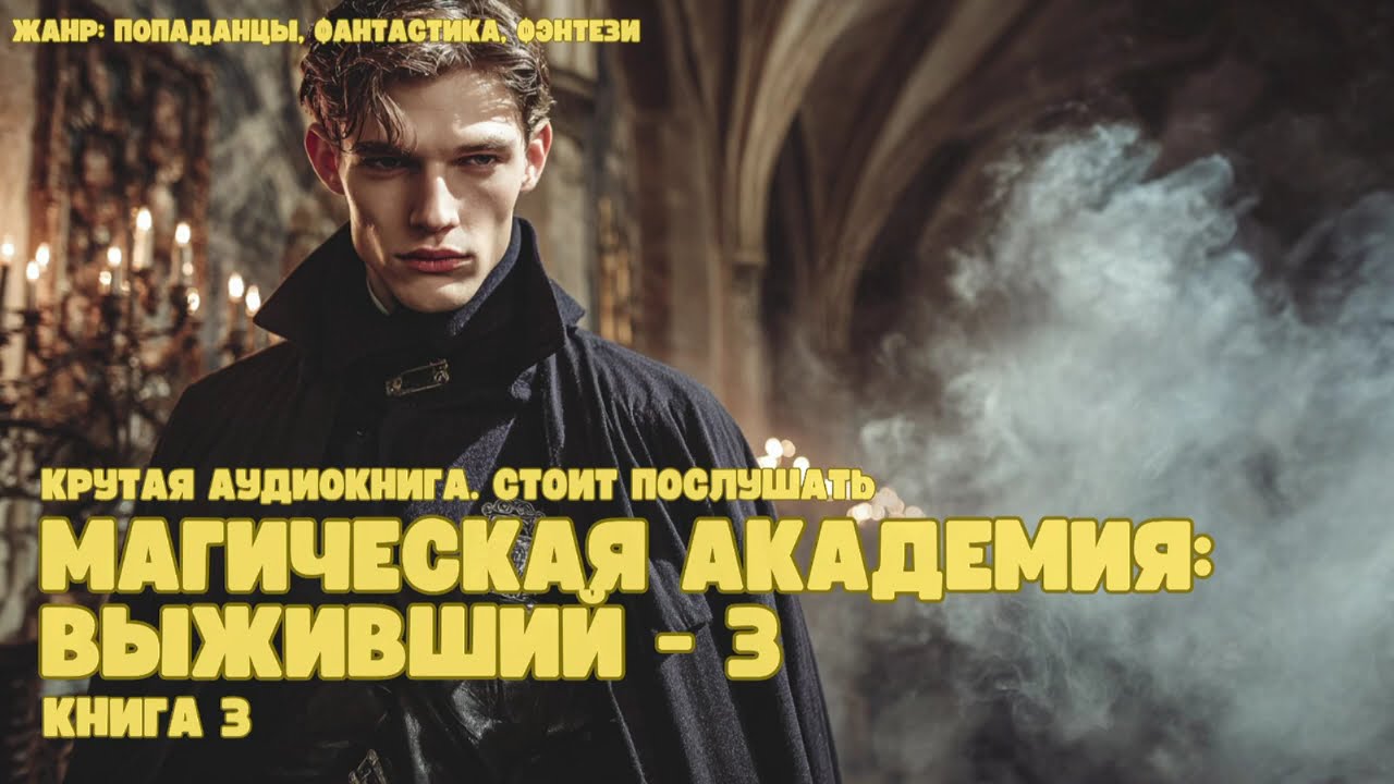 МАГИЧЕСКАЯ АКАДЕМИЯ: ВЫЖИВШИЙ ( Книга 3 ) #аудиокнига #фэнтези #попаданец