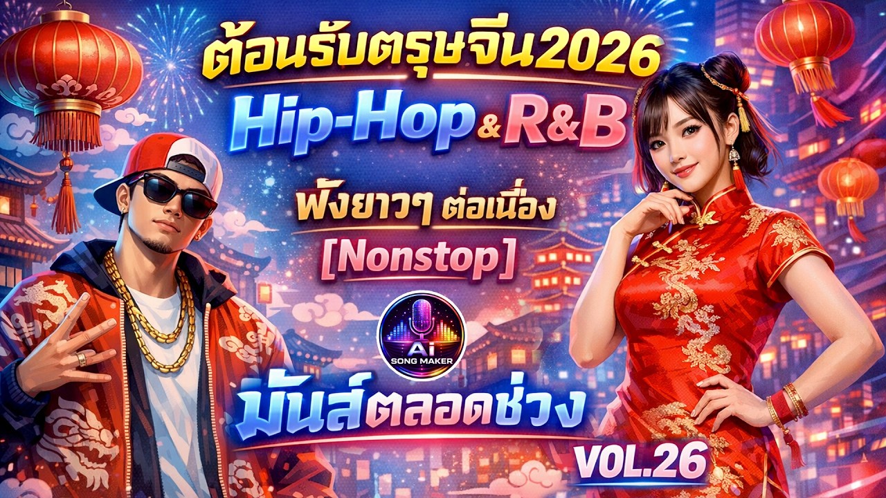 Hip-Hop R&B Happy Chinese New Year 2026  ฉลองวันตรุษจีน [Nonstop]ยาวไป สนุกๆโยกมันส์ทั้งชุด (VOL.26)