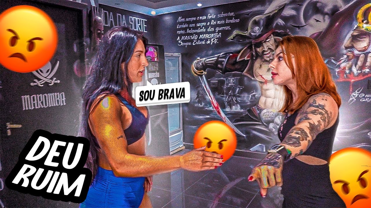 XENA E RUIVA BRIGARAM FEIO *de verdade
