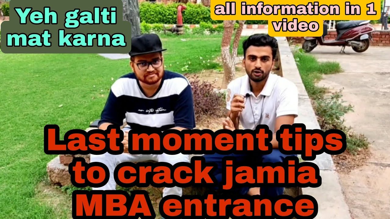 Amazing tips to crack Jamia MBA entrance
