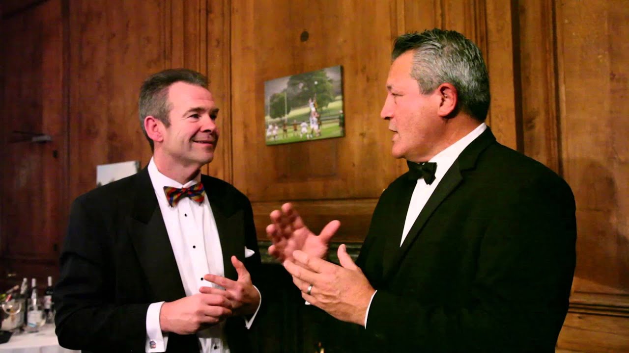 Zinzan Brooke talks to Seaford College's headmaster, John Green about rugby and playing with Richard