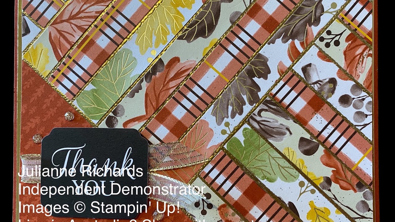 Gold Embossed Scrappy Strip Technique PLUS Love & Courage Set