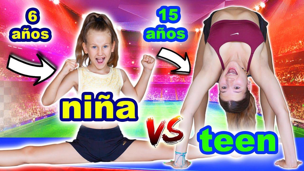 NIÑA VS ADOLESCENTE - Super Reto de GIMNASIA, Yoga y AGUA! | Yippee Family