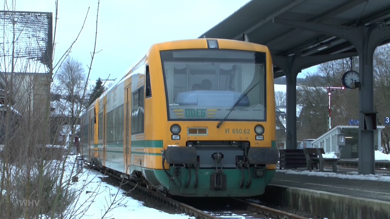 Rothaarbahn in Weiss