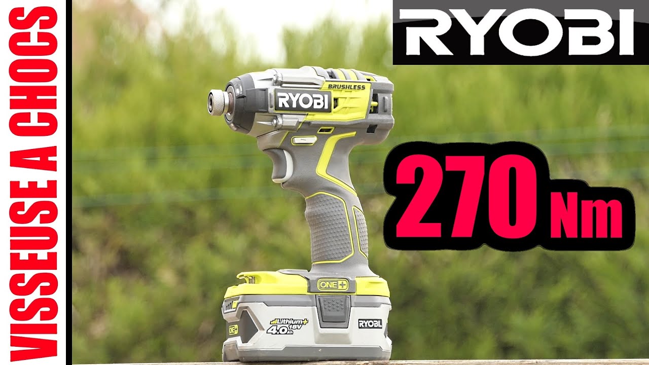 RYOBI Brushless 270 Nm (+ versus MAKITA 175 Nm) R18IDBL-0