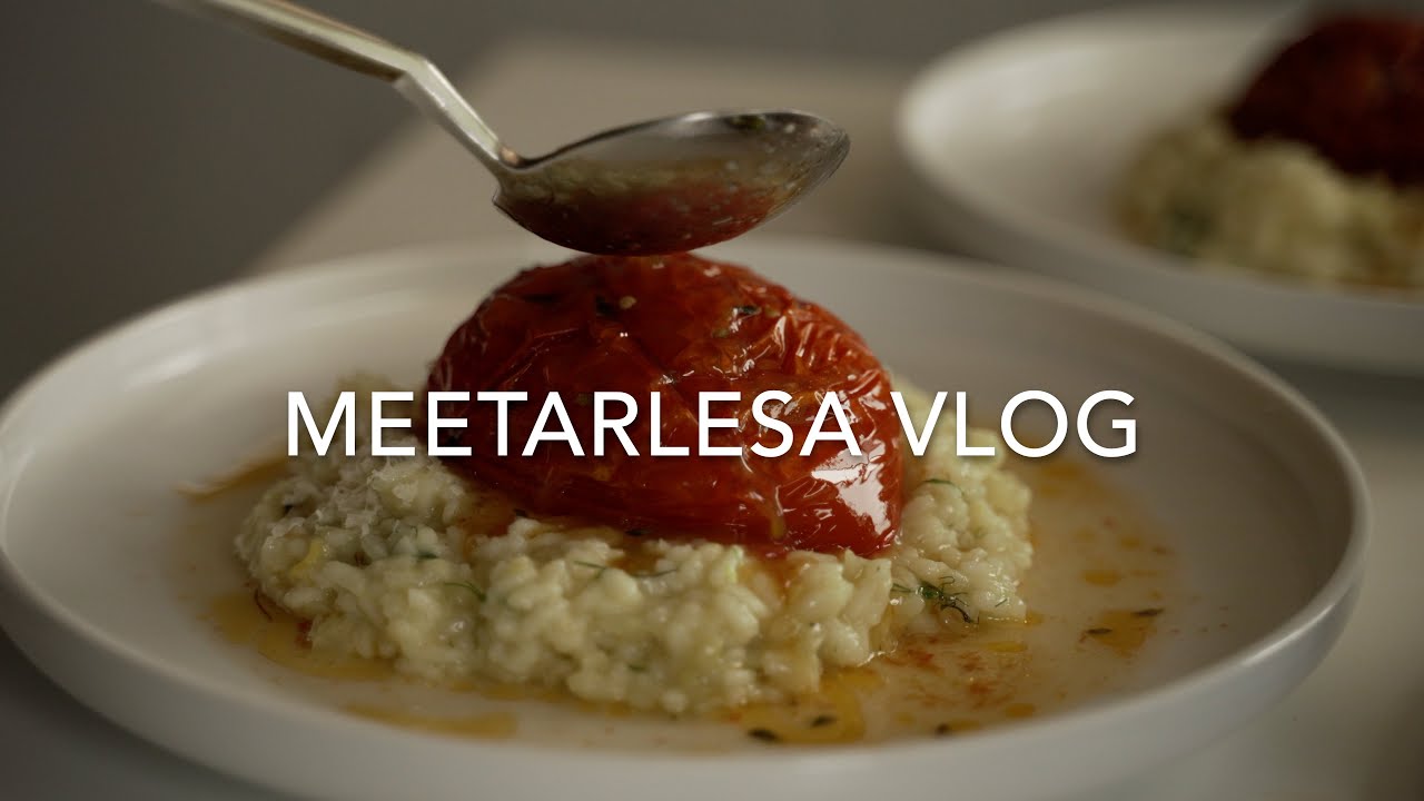 ✨Tender Self Care Moments at home in Tennessee | 🍅Tomato Risotto and Tomato Carpaccio🍅