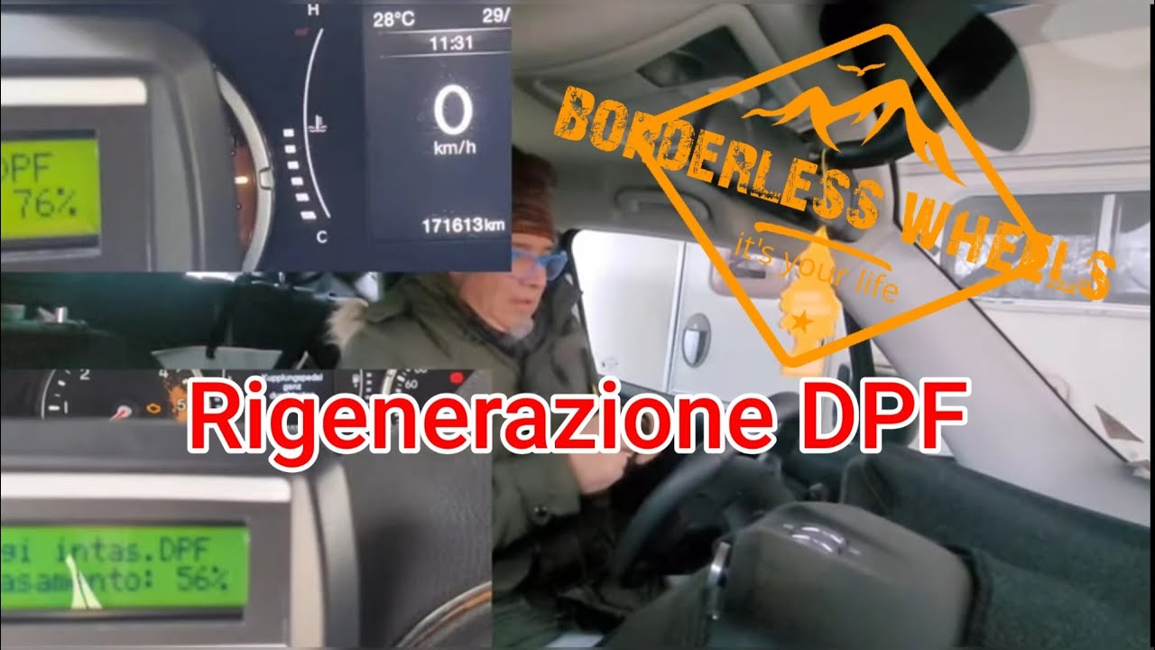Rigenerazione DPF Multijet Jeep Renegade.