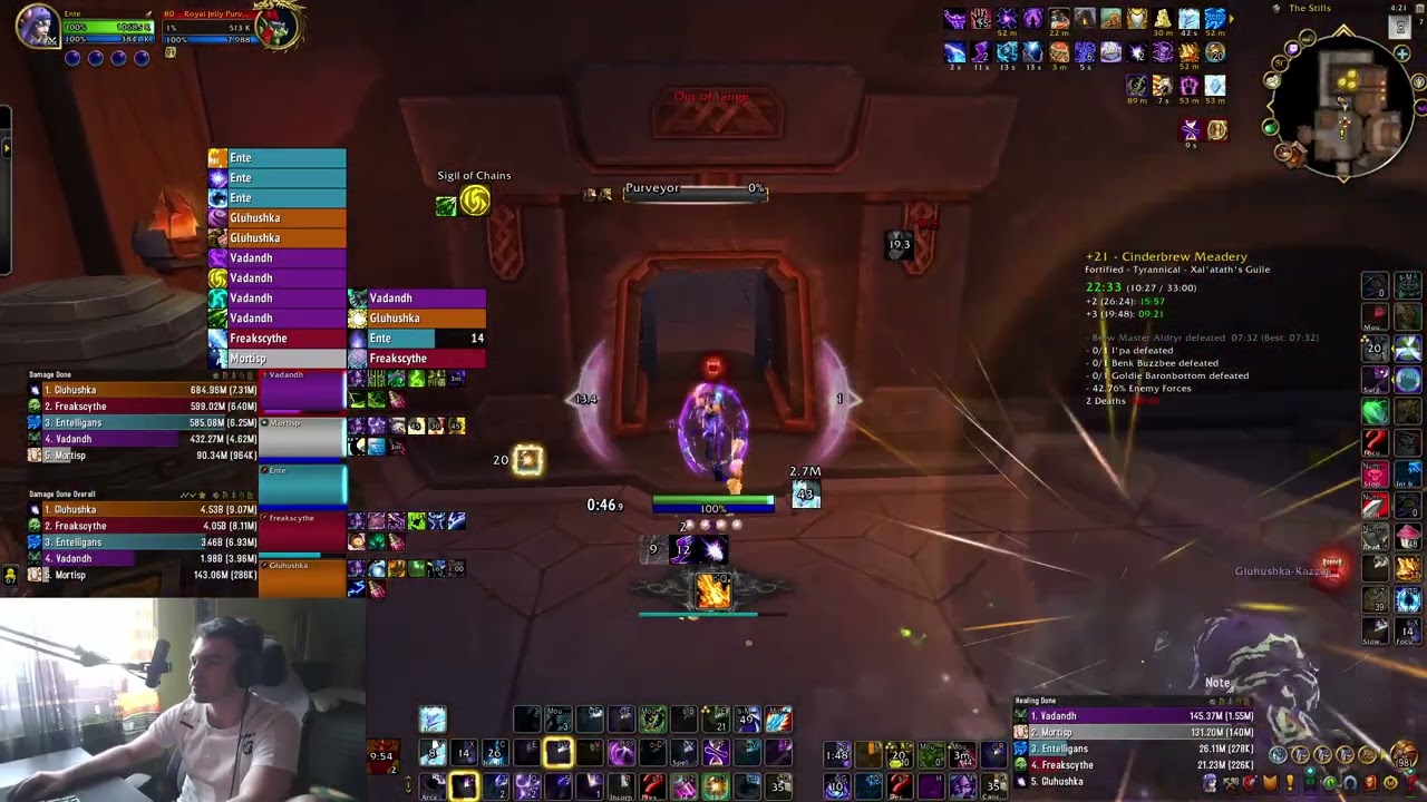 +21 Cinderbrew Meadery | Spellslinger Arcane Mage PoV | TWW S2 M+