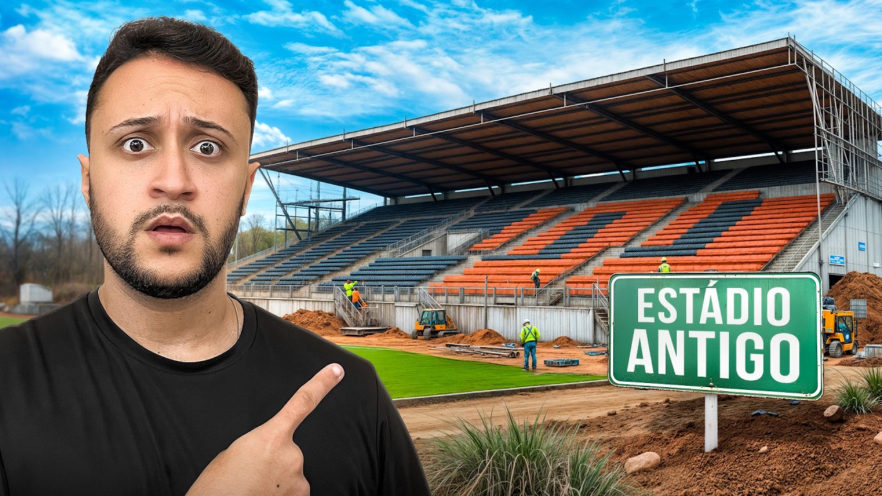 VISITEI UM ESTADIO COM MAIS DE 50 ANOS!