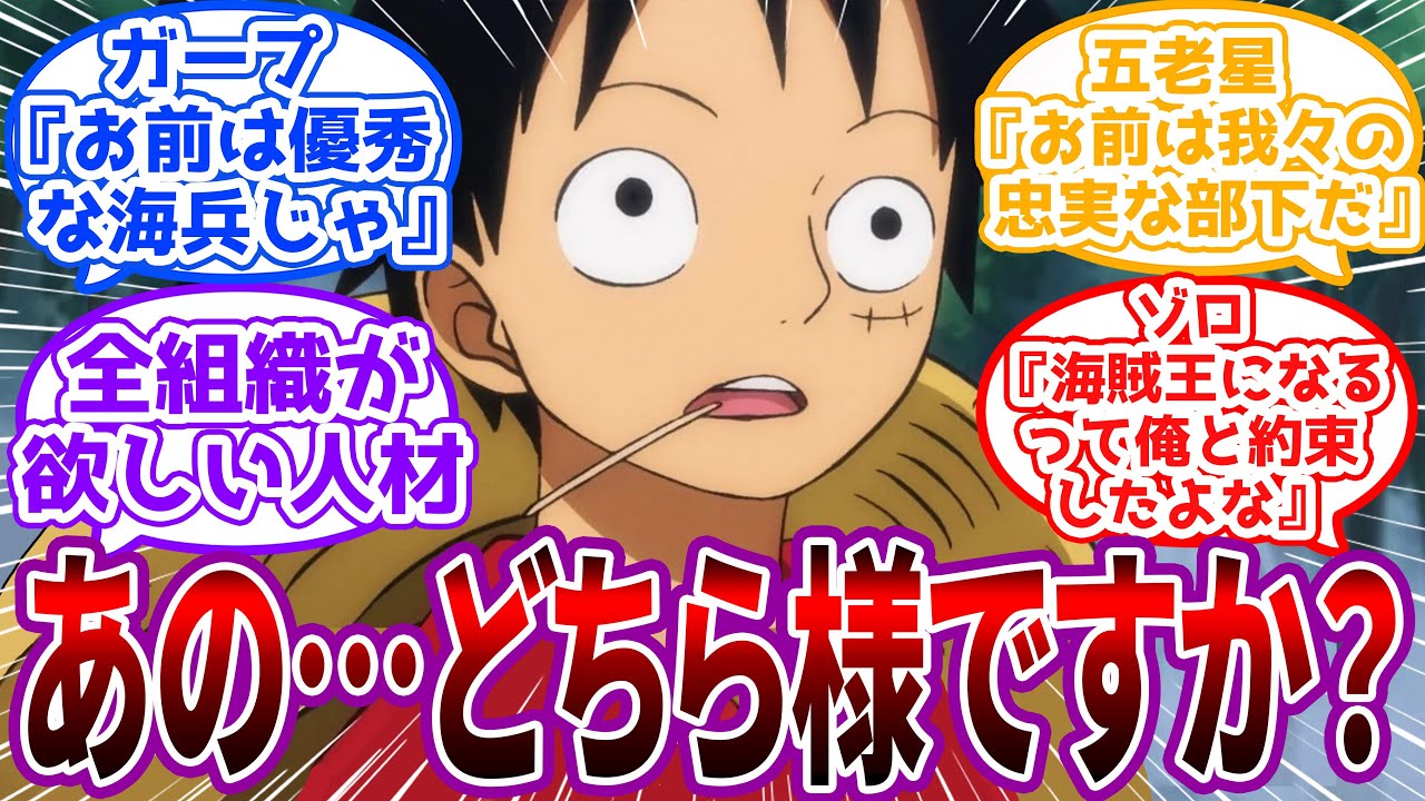 「モンキー・D・ルフィ…それが私の名前ですか？」記憶喪失のルフィを巡ってあちこちから手が伸びてる世界に対する読者の反応集【ワンピース】