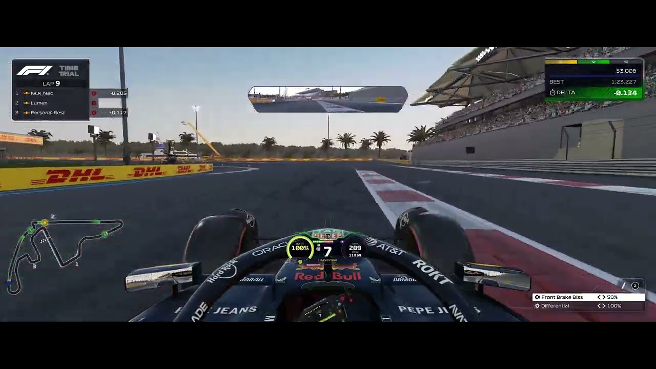 F1 25 Abu Dhabi Hotlap(1:23:084) 140th World Ranking