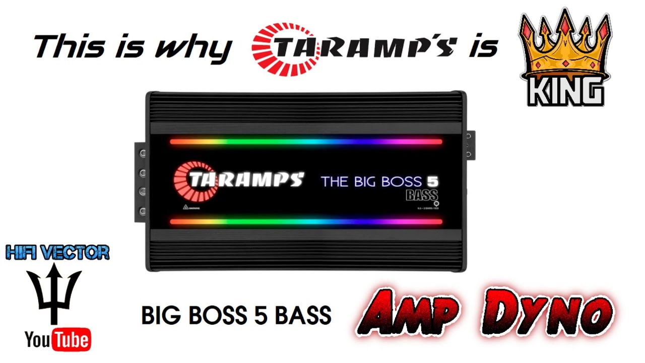 Taramps Big Boss 5 Bass amp dyno review 5000 watt car audio amplifier review