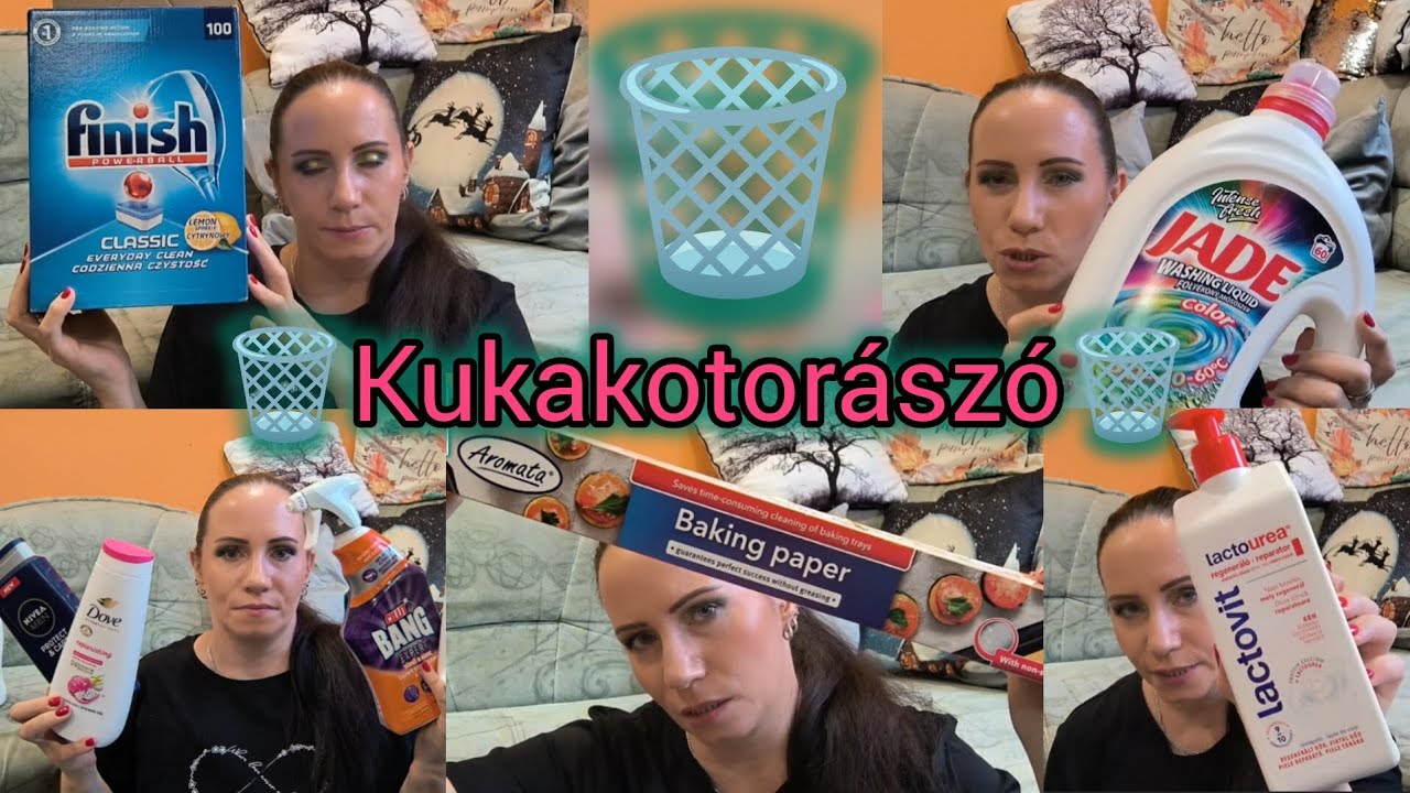 🗑️Kukakotorászó-Elfogytak 🗑️#elfogytak #vlog#háztartás#girl #grwn #haul  