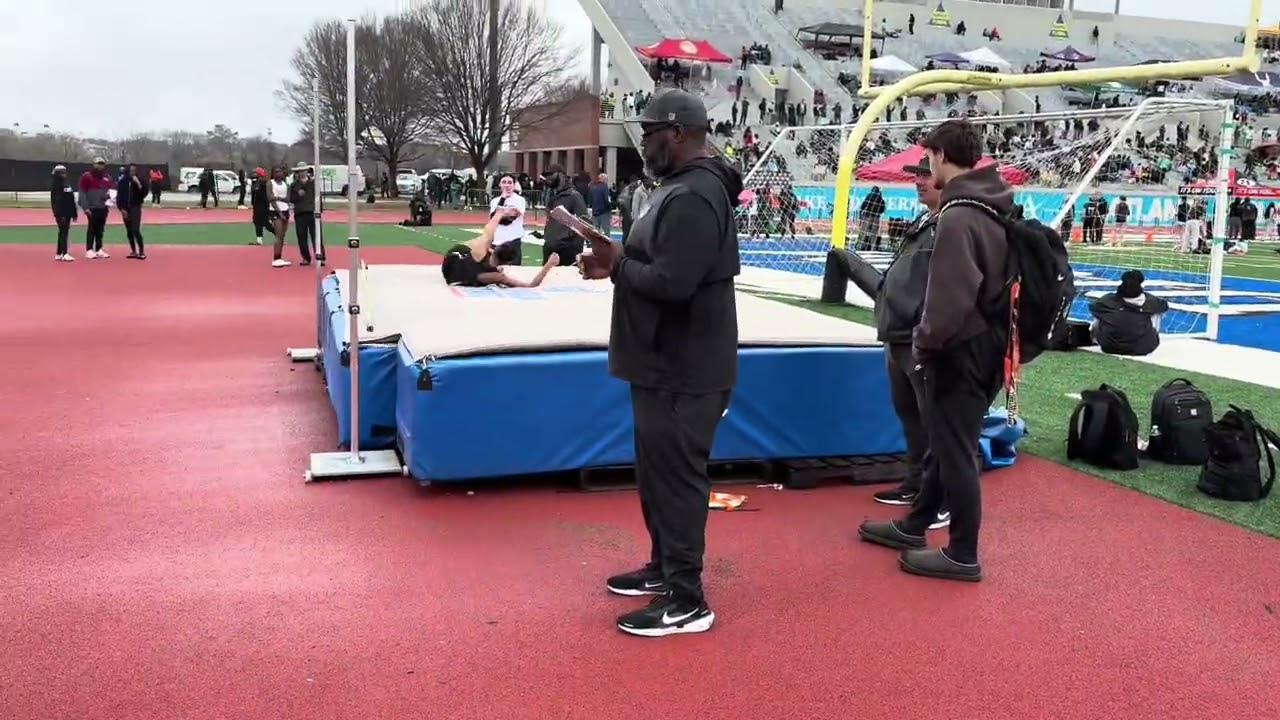 Aanya hurdle then immediately to HJ at Atl meet 