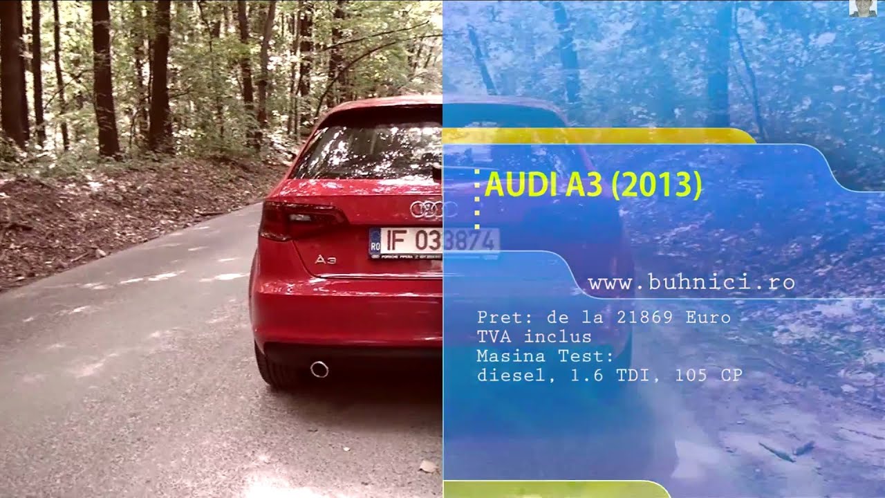 REVIEW - AUDI A3 TDI 2013 (www.buhnici.ro)