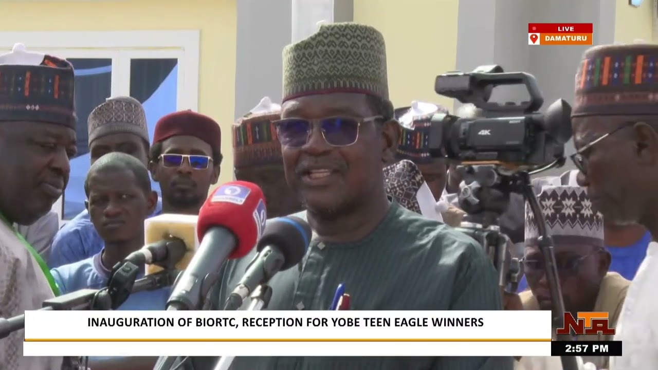 Inauguration Of BIORTC, Reception For Yobe Teen Eagle Winners