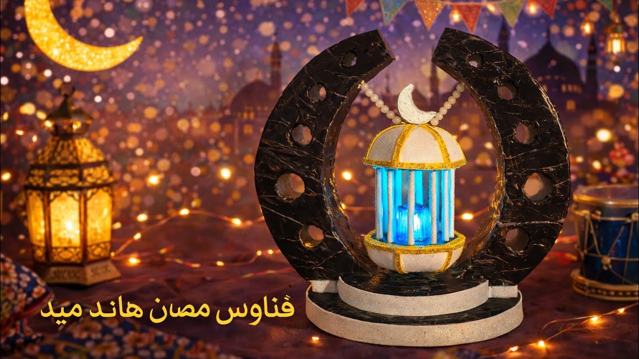 فانوس رمضان بالكرتون هاند ميد🔥✌️