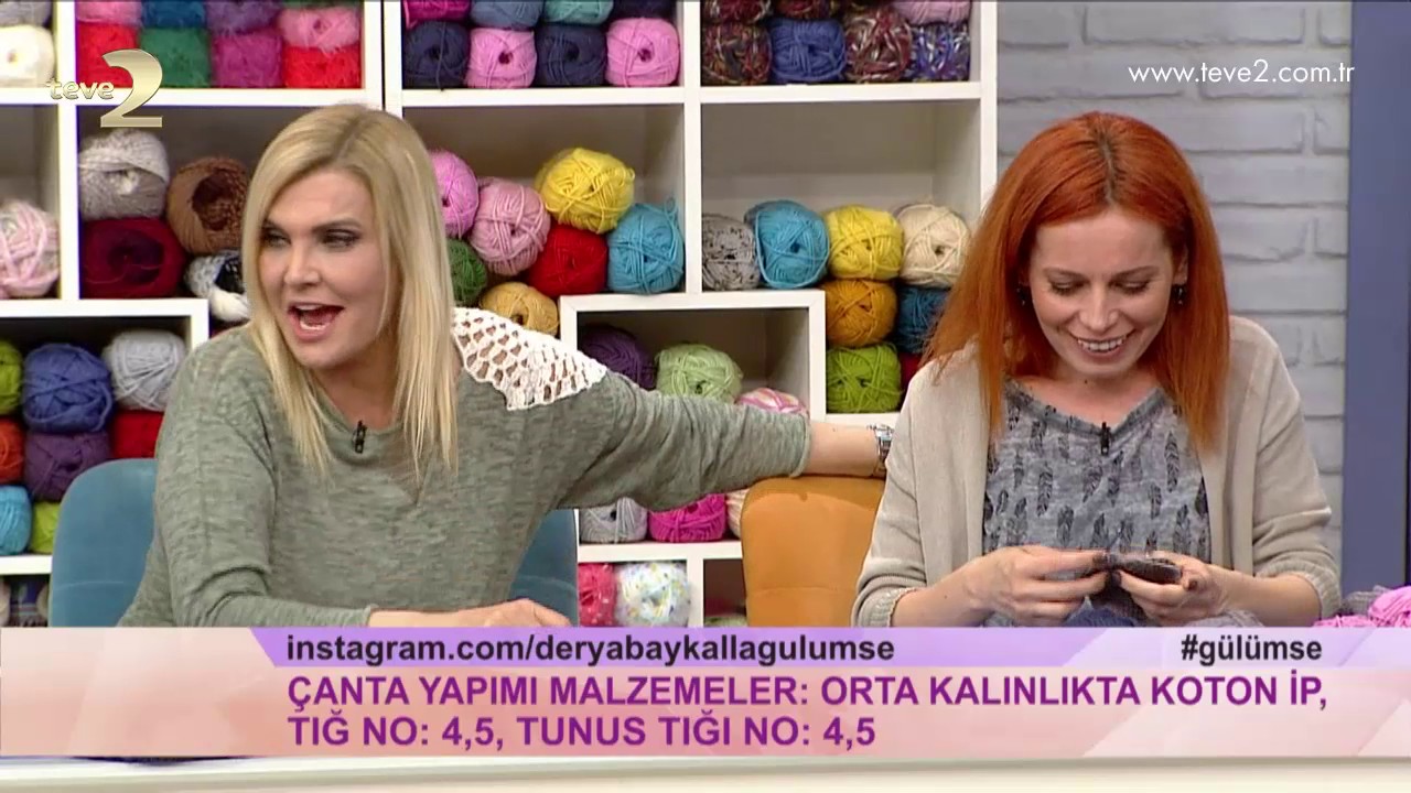 Derya Baykal'la Gülümse: Örgü Çanta Yapımı