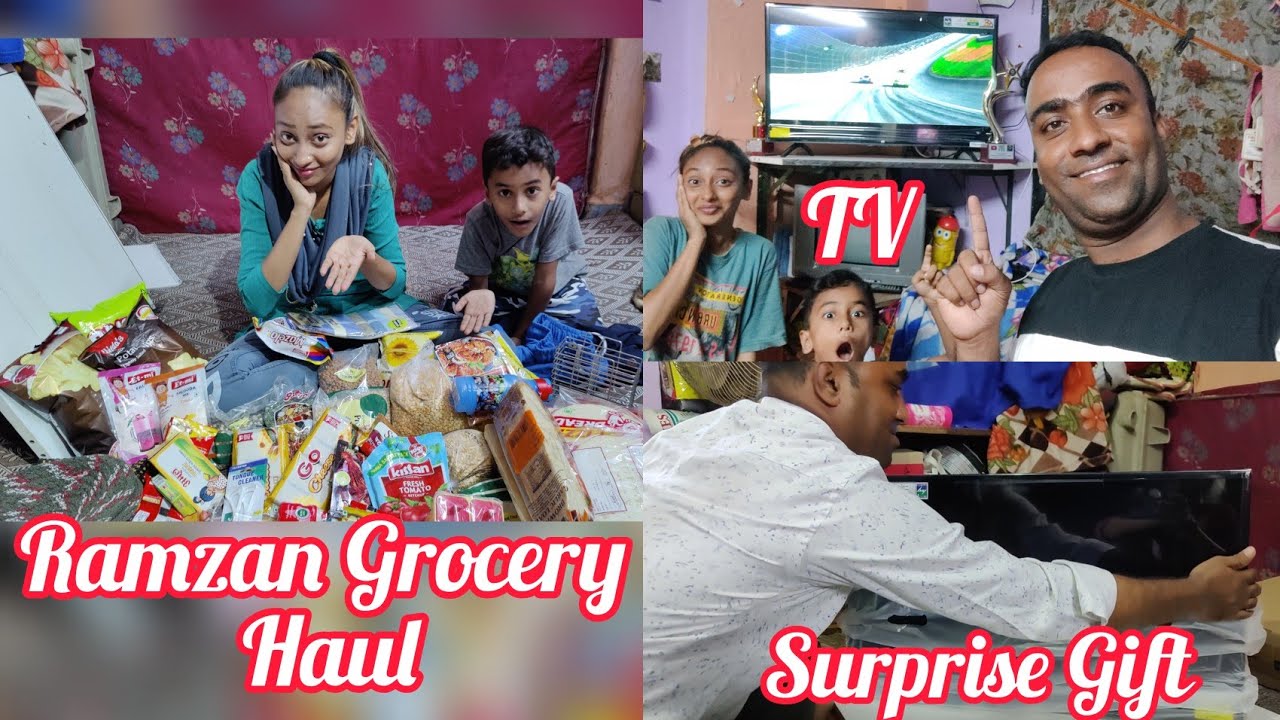 Hume mila Bohat Bada Surprise 😱 | Ramzan Grocery Haul |