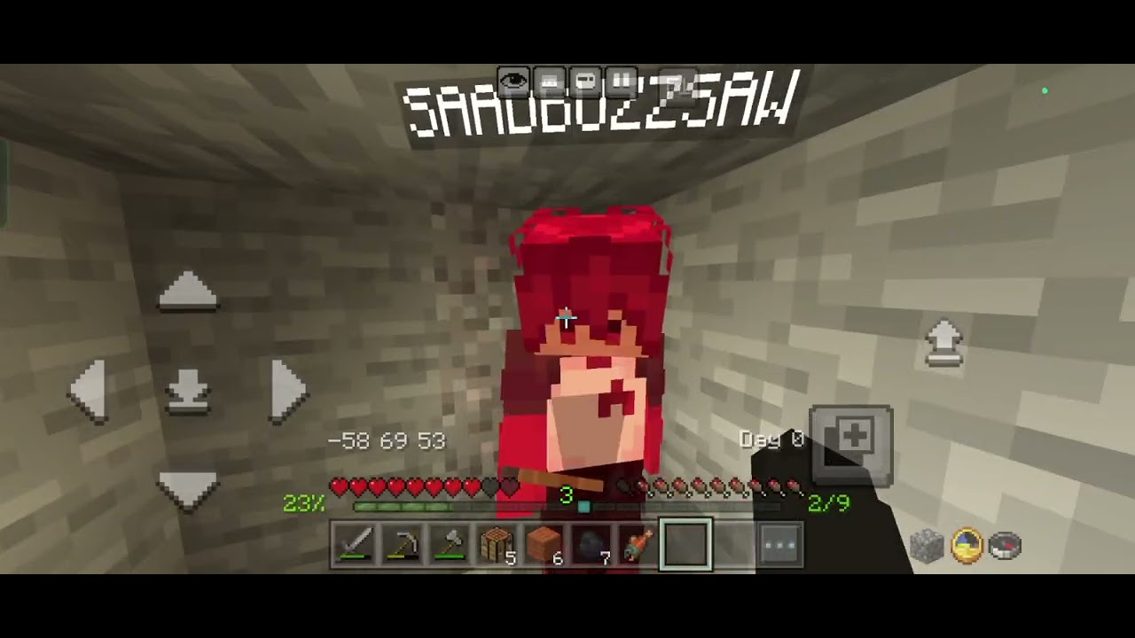 Day 1 of our minecraft survival 