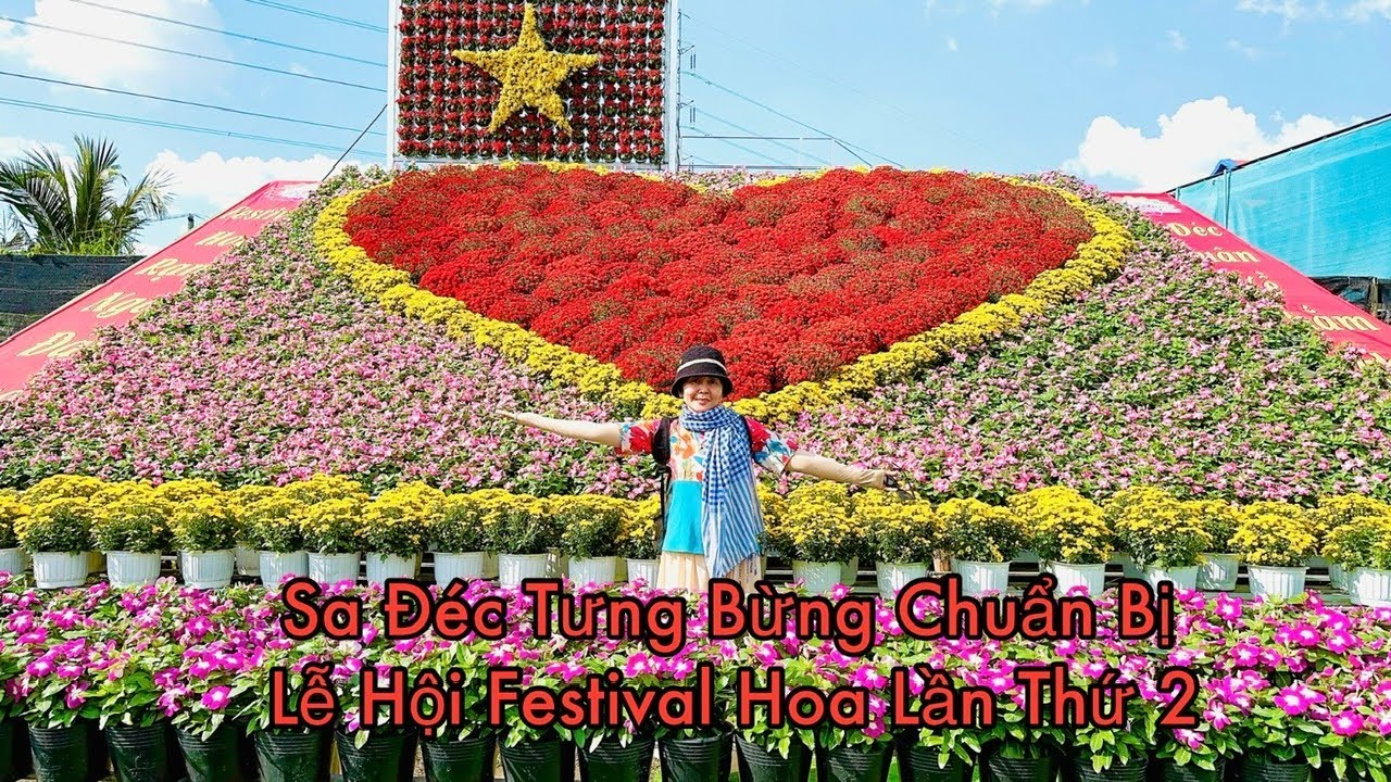 Làng Hoa Sa Đéc Rực Rỡ Trước Thềm Festival Hoa Lần 2 | MrDamvlog